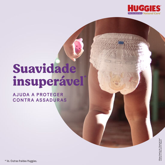 Fralda Huggies Natural Care Roupinha XXG - 52 fraldas